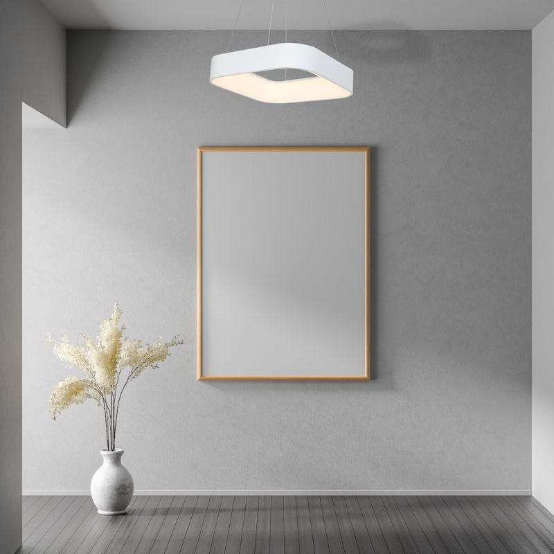 Lampa wisząca nowoczesna biała kwadratowa LED 40W ASTRO Milagro 1 szt.