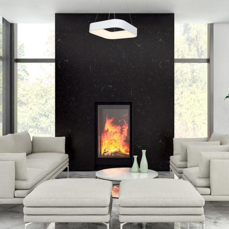 Lampa wisząca nowoczesna biała kwadratowa LED 40W ASTRO Milagro 1 szt.