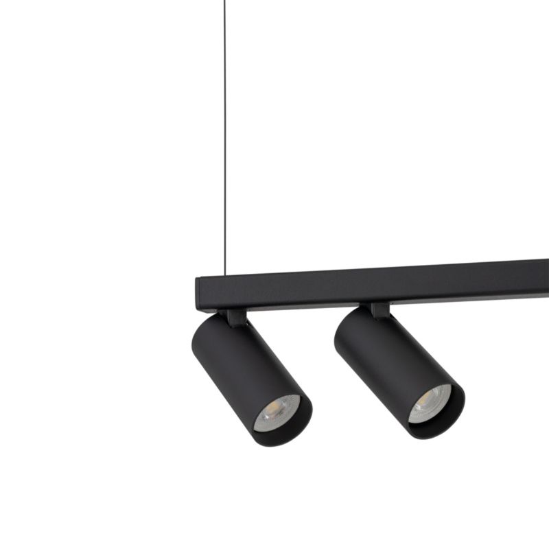 Lampa wisząca nowoczesna czarna reflektorki i kula 1xG9 10W + 2xGU10 10W FOURTY Nowodvorski 1 szt.