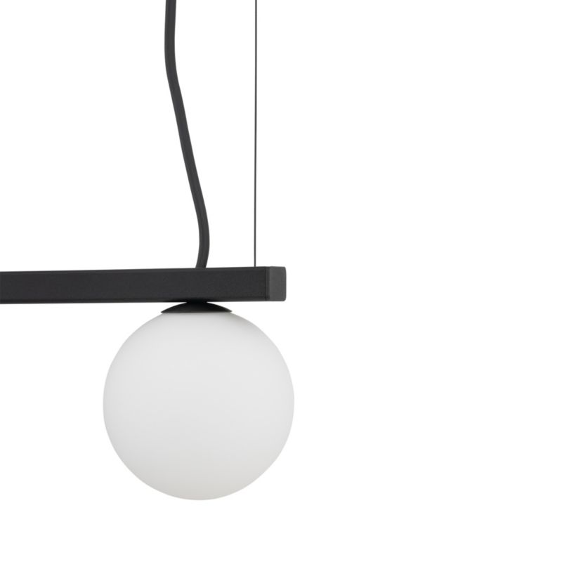Lampa wisząca nowoczesna czarna reflektorki i kula 1xG9 10W + 2xGU10 10W FOURTY Nowodvorski 1 szt.