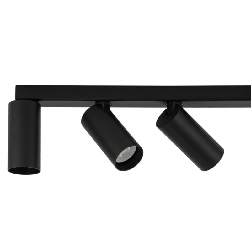 Lampa wisząca nowoczesna czarna reflektorki na listwie 5xGU10 10W FOURTY Nowodvorski 1 szt.