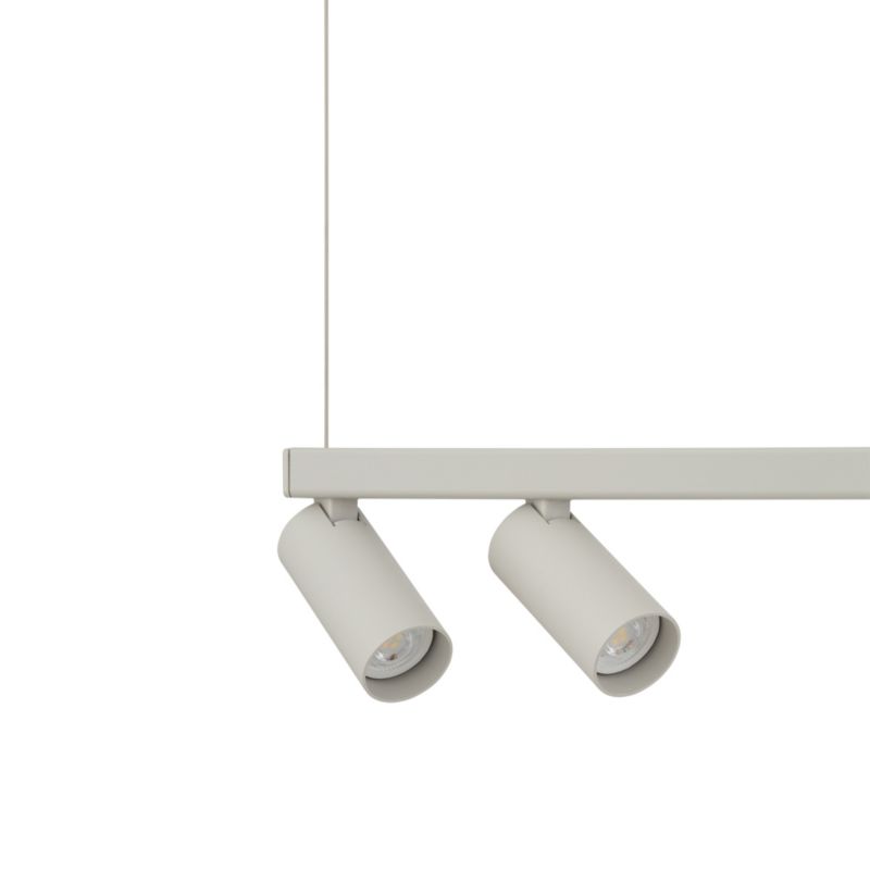 Lampa wisząca nowoczesna szara reflektorki i kula 1xG9 10W + 2xGU10 10W FOURTY Nowodvorski 1 szt.