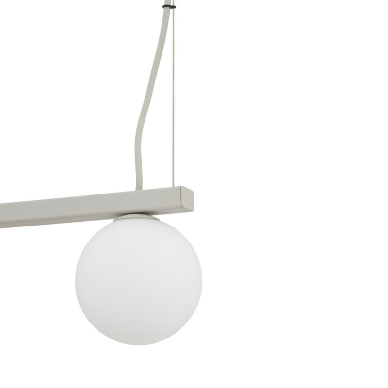 Lampa wisząca nowoczesna szara reflektorki i kula 1xG9 10W + 2xGU10 10W FOURTY Nowodvorski 1 szt.