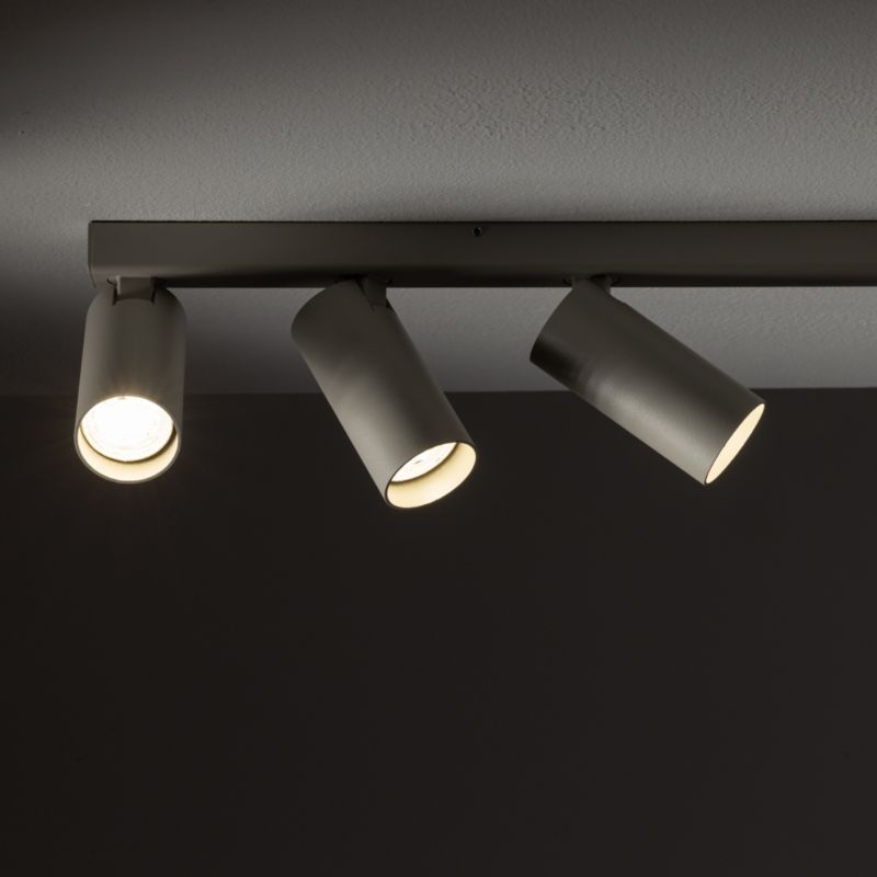 Lampa wisząca nowoczesna szara reflektorki na listwie 5xGU10 10W FOURTY Nowodvorski 1 szt.
