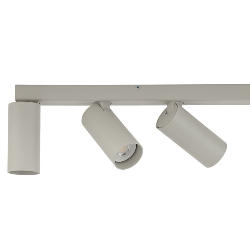 Lampa wisząca nowoczesna szara reflektorki na listwie 5xGU10 10W FOURTY Nowodvorski 1 szt.