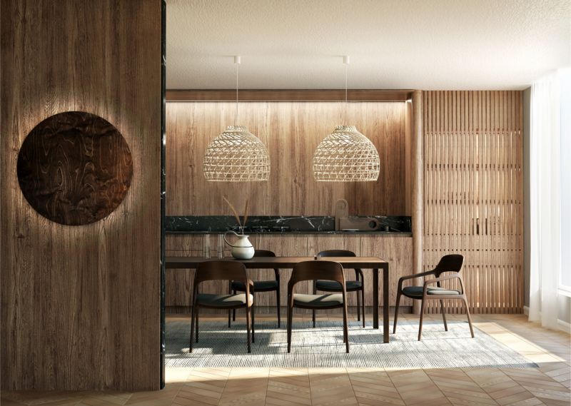 Lampa wisząca Nowodvorski Lighting Boho L 1522 naturalne drewno-biała boho 1xE27 x 25W 1 szt.