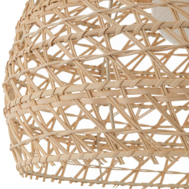 Lampa wisząca Nowodvorski Lighting Boho M 1515 naturalne drewno-biała boho 1xE27 x 25W 1 szt.