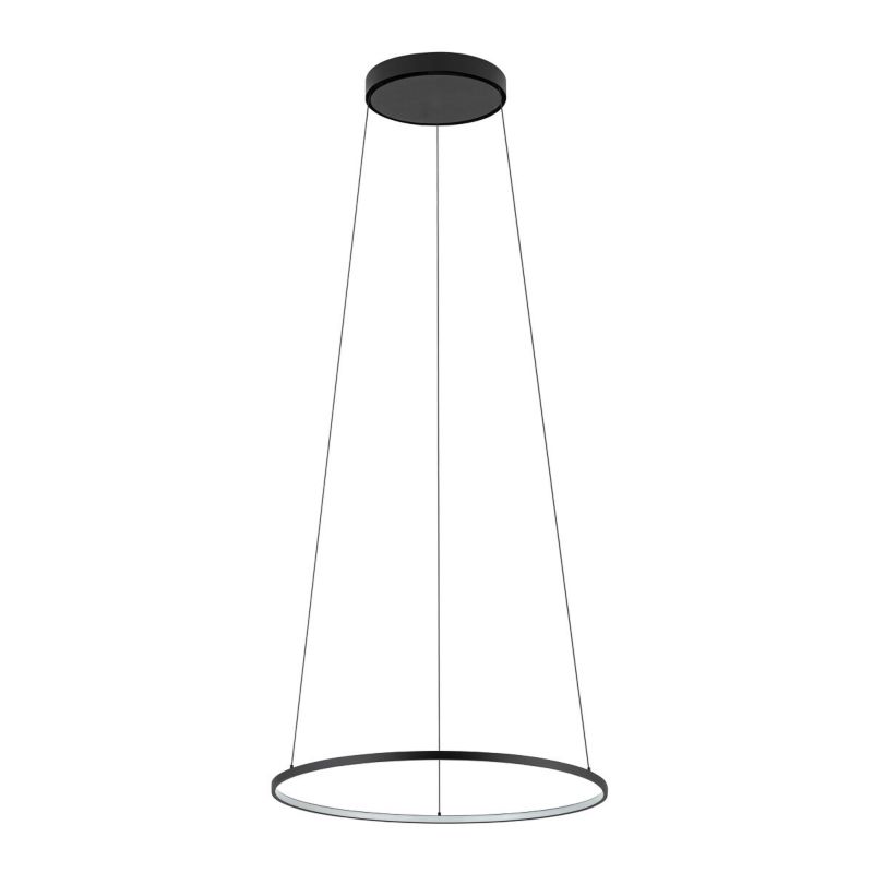 Lampa wisząca Nowodvorski Lighting Circolo Led 8133 czarna ring wbudowany LED 18W 1 szt.