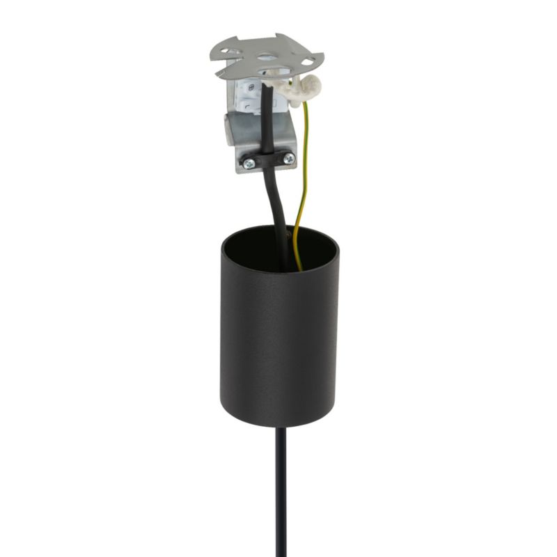 Lampa wisząca Nowodvorski Lighting Drops Wood F 1805 złoto-czarna dekoracyjna 1xE27 x 25W 1 szt.
