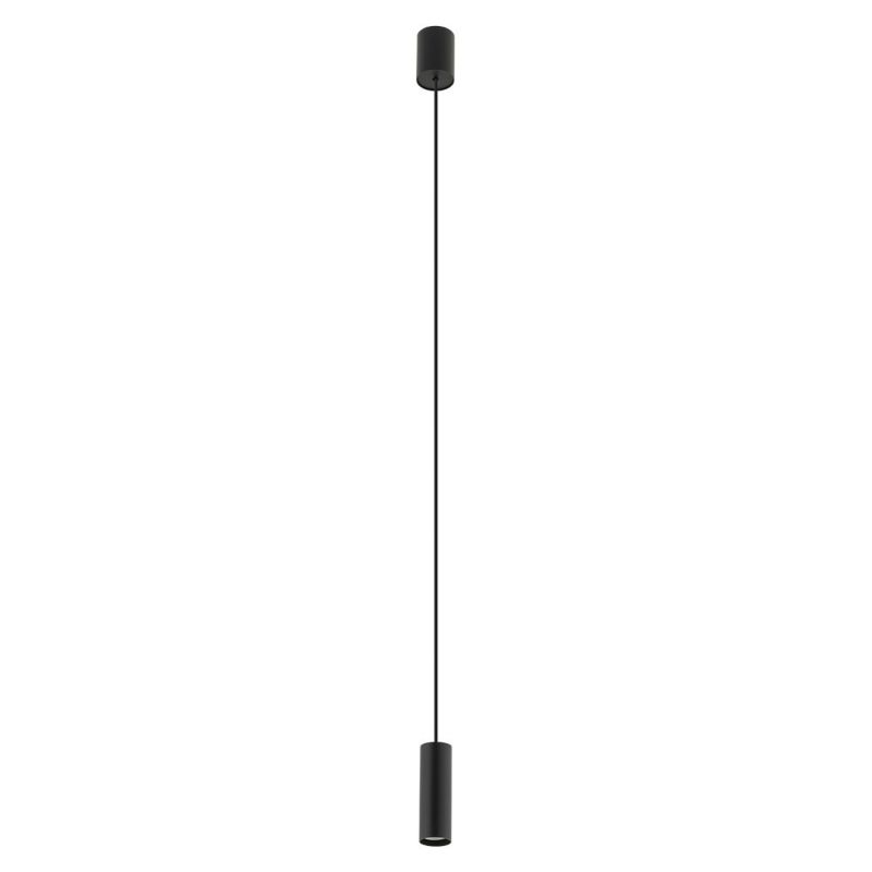 Lampa wisząca Nowodvorski Lighting Fourty 7655 czarna tuba 1xGU10 x 10W 1 szt.