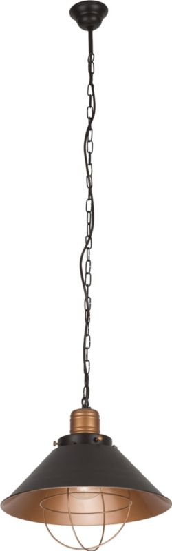 Lampa wisząca Nowodvorski Lighting Garret brązowo-miedziana wym: 123 x 34 x 34 cm 1xE27 x 60W 1 szt.