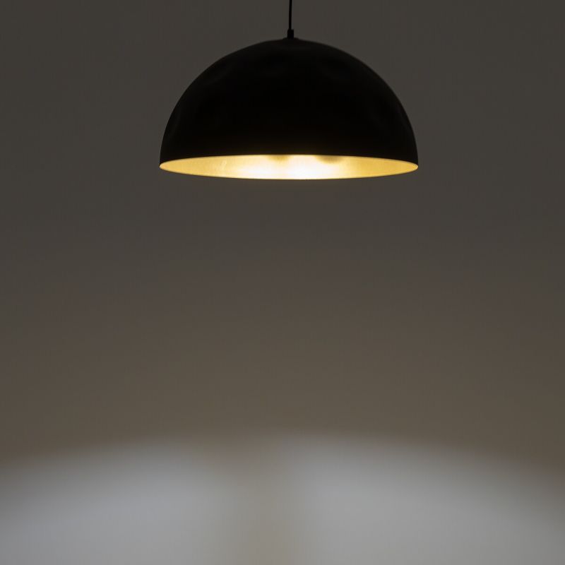 Lampa wisząca Nowodvorski Lighting Hemisphere czarno-złota wym: 125 x 33 x 33 cm 1xE27 x 25W 1 szt.