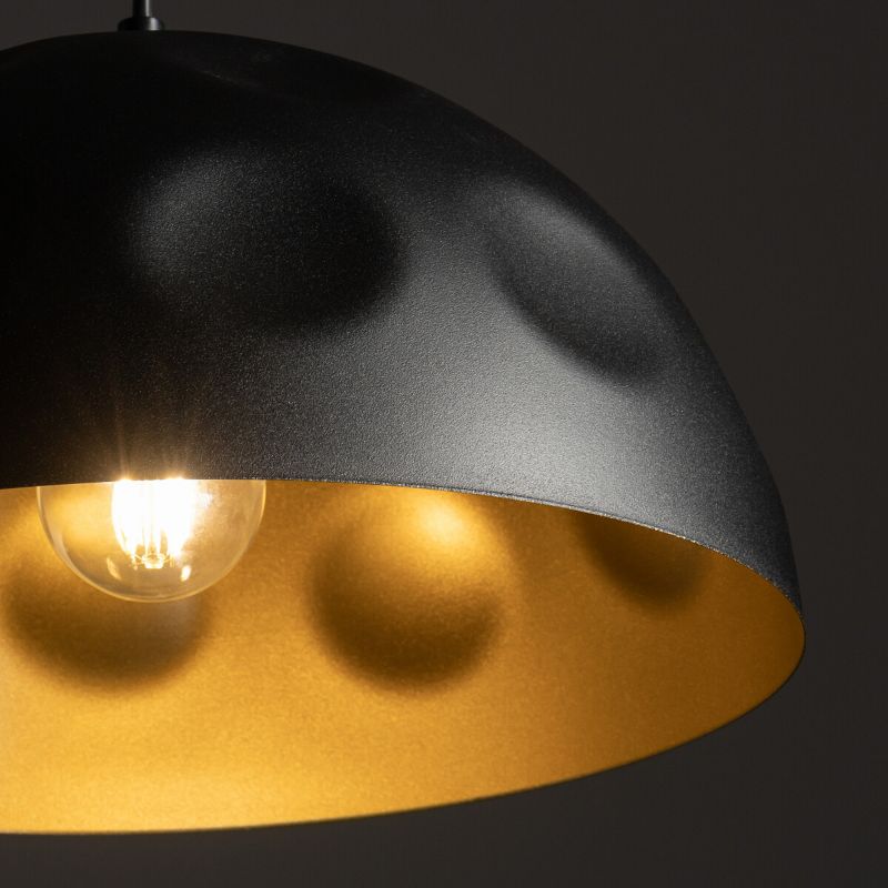 Lampa wisząca Nowodvorski Lighting Hemisphere czarno-złota wym: 125 x 33 x 33 cm 1xE27 x 25W 1 szt.