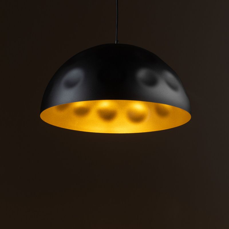 Lampa wisząca Nowodvorski Lighting Hemisphere czarno-złota wym: 125 x 33 x 33 cm 1xE27 x 25W 1 szt.