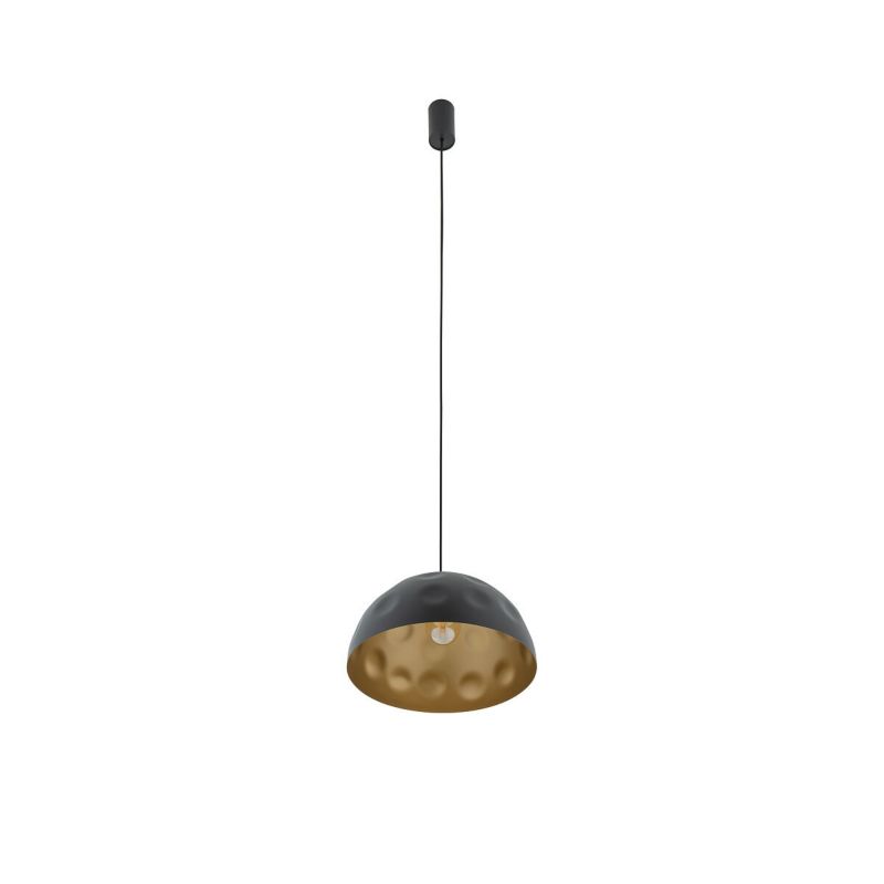 Lampa wisząca Nowodvorski Lighting Hemisphere czarno-złota wym: 125 x 33 x 33 cm 1xE27 x 25W 1 szt.