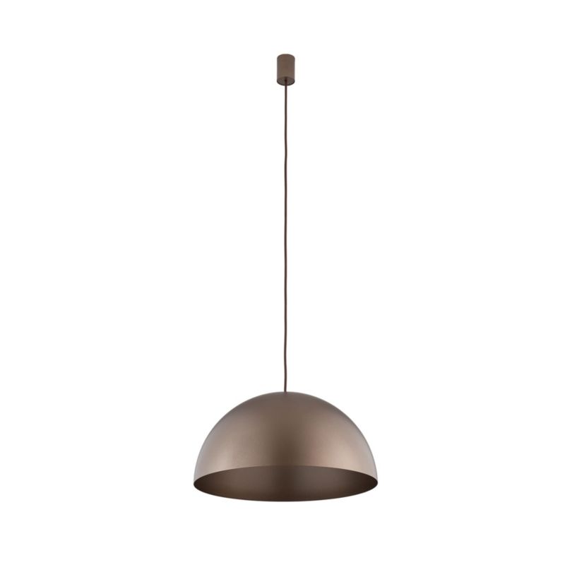 Lampa wisząca Nowodvorski Lighting Hemisphere czekalodowy satynowany wym: 155 x 50 x 50 cm 4xGX53 x 8W 1 szt.
