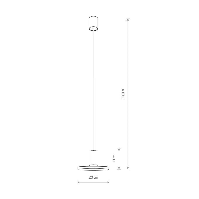 Lampa wisząca Nowodvorski Lighting Hermanos czarna wym: 130 x 20 x 20 cm 1xGU10 x 10W 1 szt.