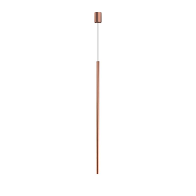 Lampa wisząca Nowodvorski Lighting Laser 4456 satynowa miedź tuba 1xG9 x 10W 1 szt.