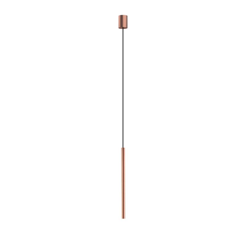 Lampa wisząca Nowodvorski Lighting Laser 4524 satynowa miedź tuba 1xG9 x 10W 1 szt.