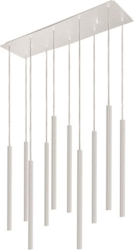 Lampa wisząca Nowodvorski Lighting Laser biała wym: 130 x 70 x 20 cm 10xG9 x 10W 1 szt.