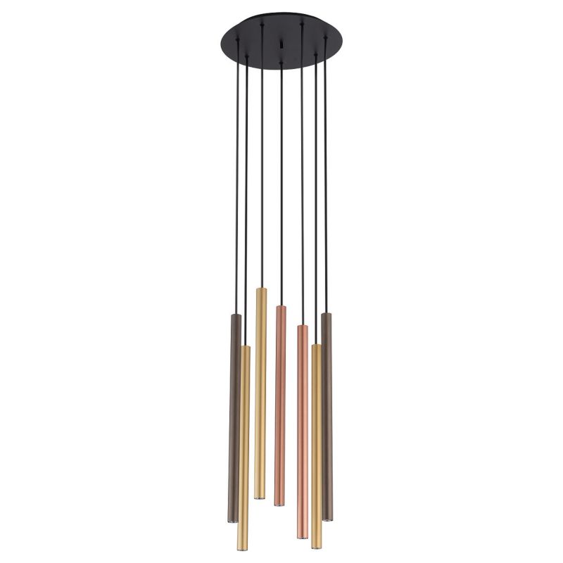 Lampa wisząca Nowodvorski Lighting Laser multikolor wym: 130 x 30 x 30 cm 7xG9 x 10W 1 szt.