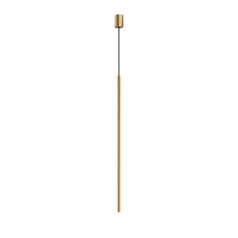 Lampa wisząca Nowodvorski Lighting Laser satynowa złota punktowa tuba 100 cm 1xG9 x 10W 1 szt.