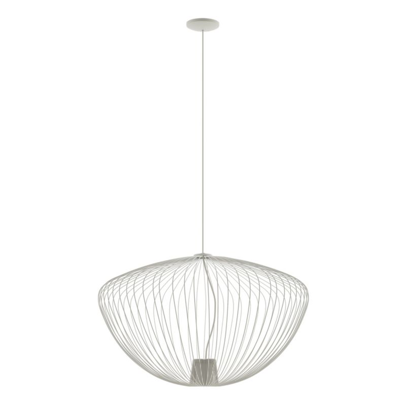 Lampa wisząca Nowodvorski Lighting Pumpkin L 2512 jasnoszara industrialna 1xGU10 x 10W 1 szt.
