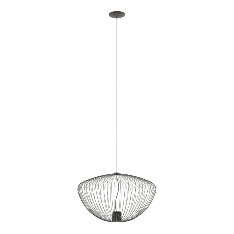 Lampa wisząca Nowodvorski Lighting Pumpkin M 2451 ciemny szary industrialna 1xGU10 x 10W 1 szt.
