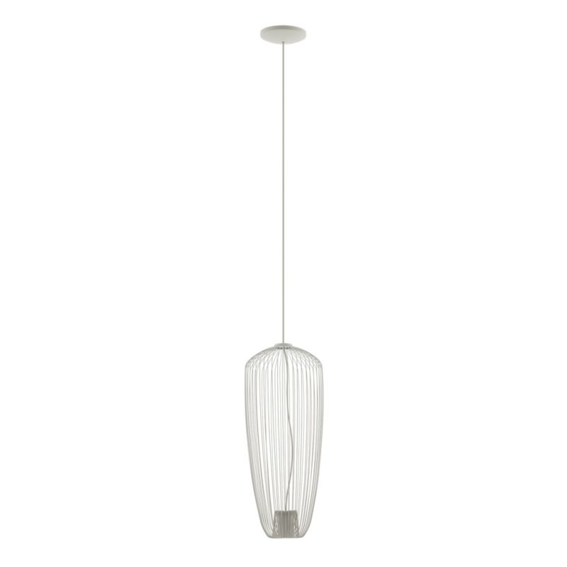 Lampa wisząca Nowodvorski Lighting Pumpkin S 2420 jasnoszara industrialna 1xGU10 x 10W 1 szt.