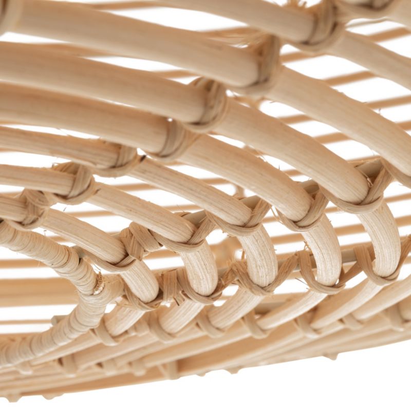 Lampa wisząca Nowodvorski Lighting Rattan L naturalne drewno-biała wym: 160 x 79 x 79 cm 1xE27 x 25W 1 szt.