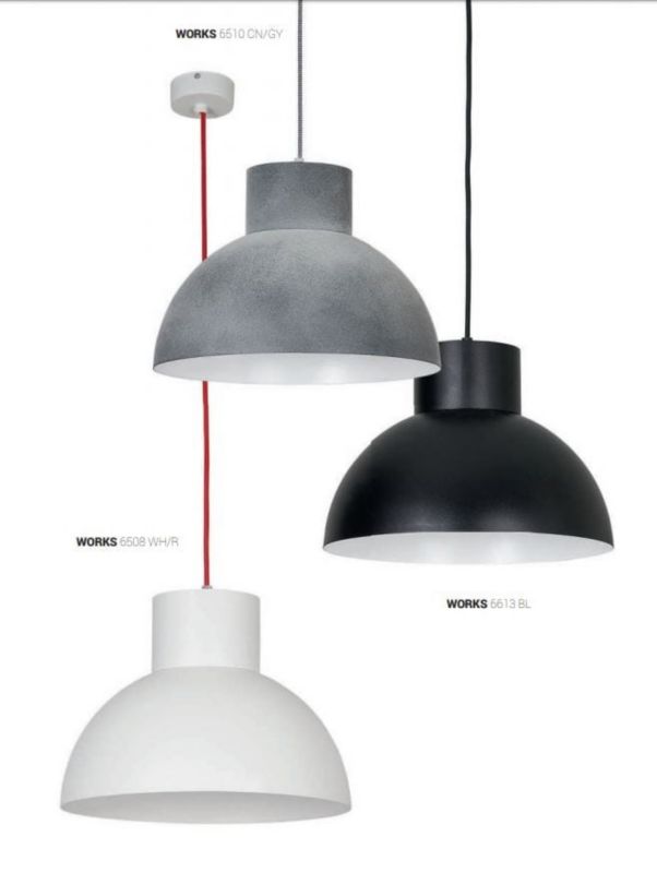 Lampa wisząca Nowodvorski Lighting Works szara szerokość 33 cm 1xE27 x 60W 1 szt.