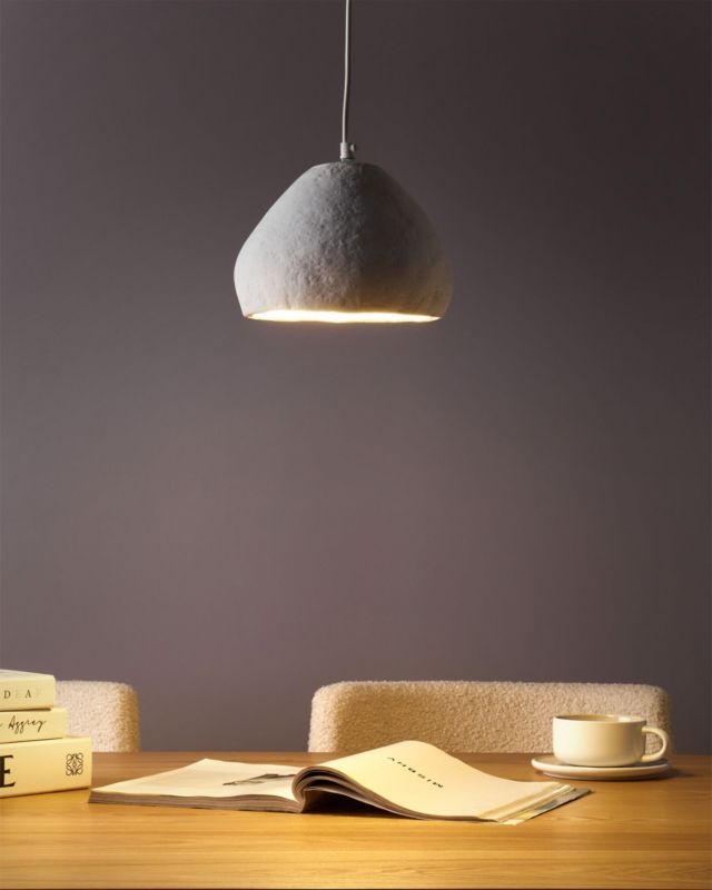 Lampa wisząca Olimar Papier-mâché Biały 1 szt.