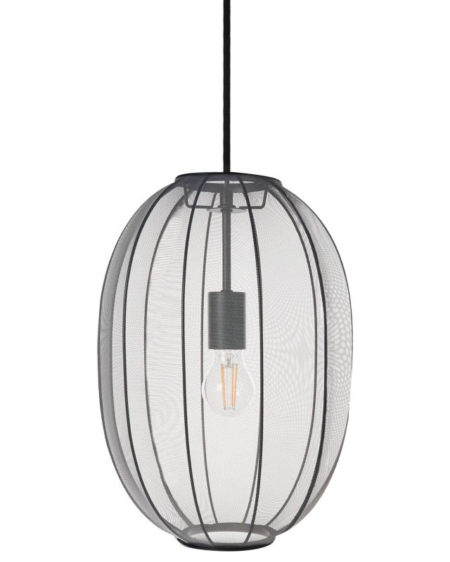 Lampa wisząca Padamo Materiał syntetyczny Czarny 1 szt.