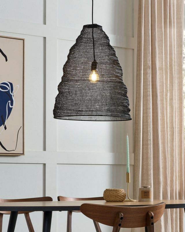 Lampa wisząca Parbati Metal Czarny 1 szt.