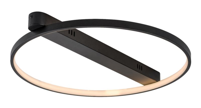 Lampa wisząca pierścień Rabalux Beliza czarno-biała LED 45W 3000KK 3200lm IP20 wym:5,5x55x50cm - 1 szt.