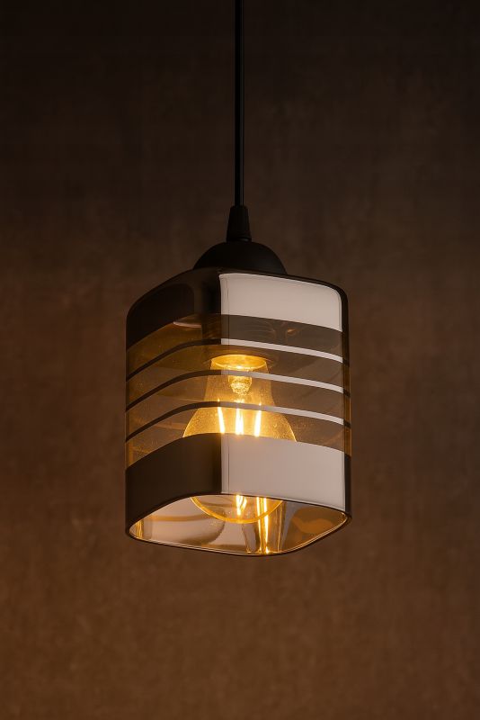 Lampa Wisząca Plafon Elko-Lighting 2-Punktowy Linea E27 czarny 1 szt