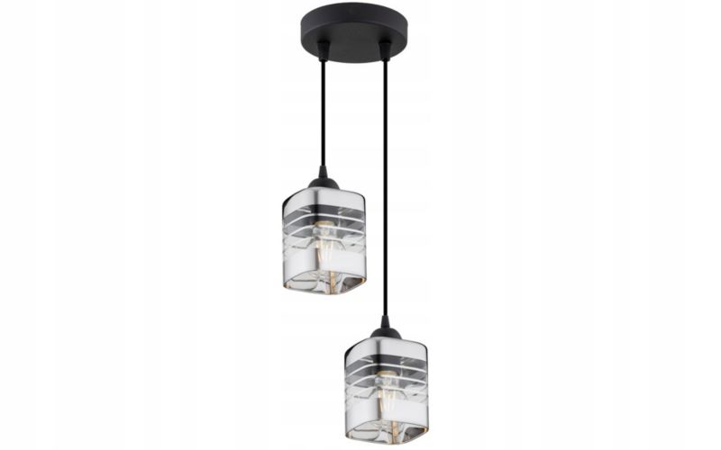 Lampa Wisząca Plafon Elko-Lighting 2-Punktowy Linea E27 czarny 1 szt
