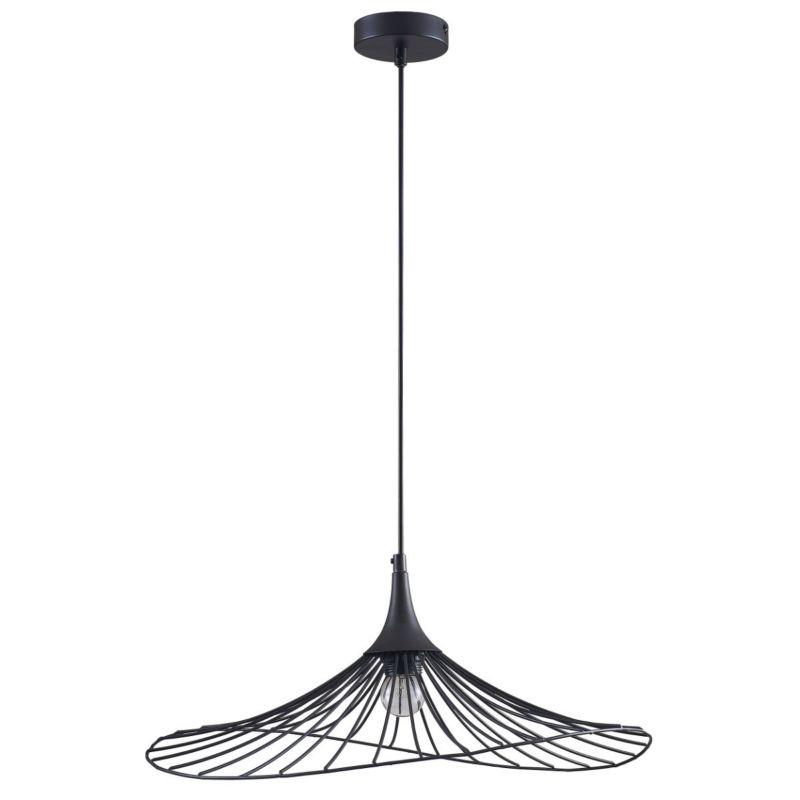 Lampa wisząca Polux Arielle 8403 czarna nowoczesna 1xE27 x 1 szt.