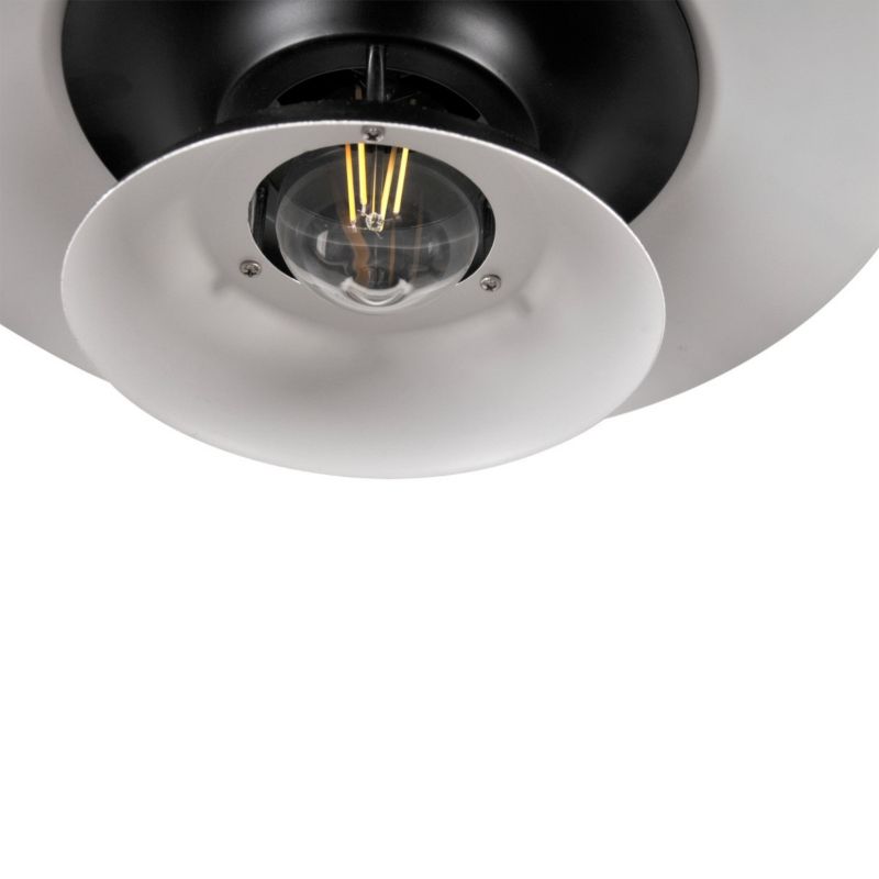 Lampa wisząca Polux Berit 7635 czarna skandynawska 1xE27 x 20W 1 szt.