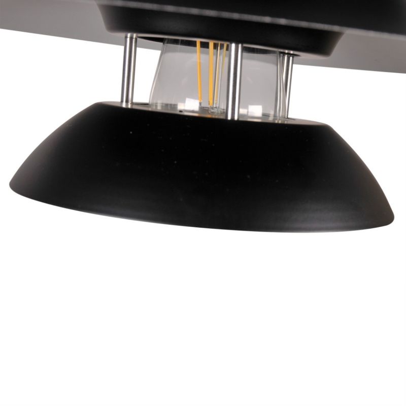 Lampa wisząca Polux Berit 7635 czarna skandynawska 1xE27 x 20W 1 szt.