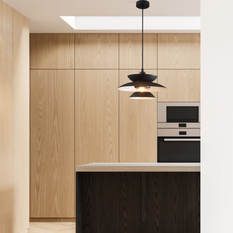 Lampa wisząca Polux Berit 7635 czarna skandynawska 1xE27 x 20W 1 szt.