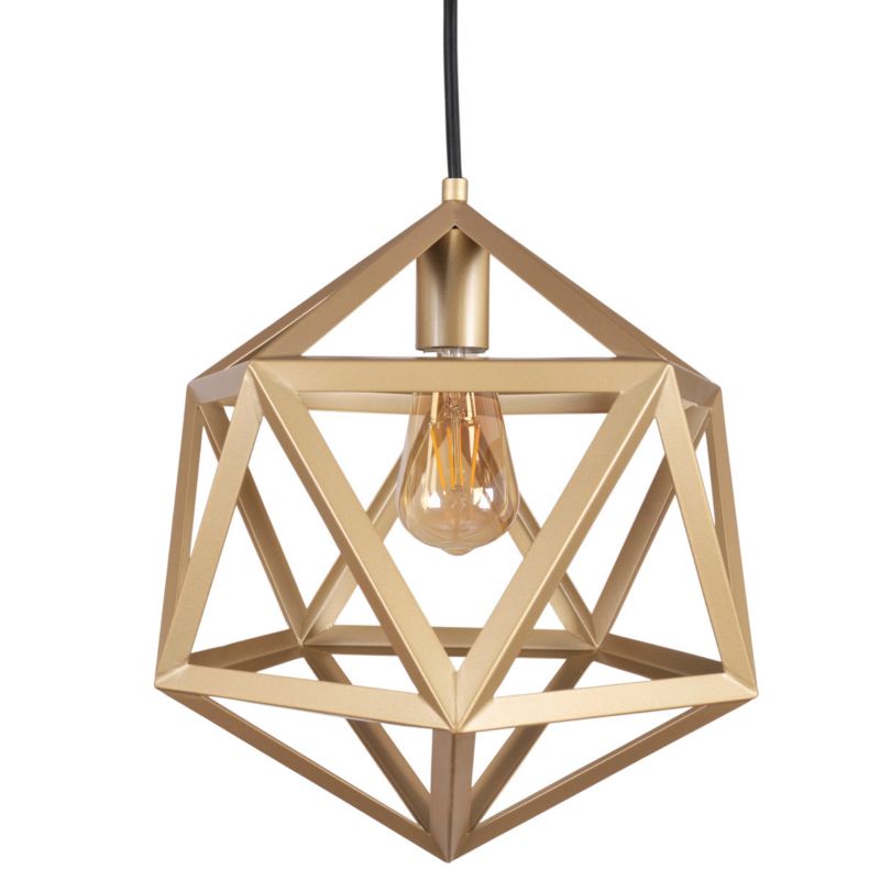 Lampa wisząca Polux Denmark  złota wym: 120 x 35 x 35 cm 1xE27 x  1 szt.