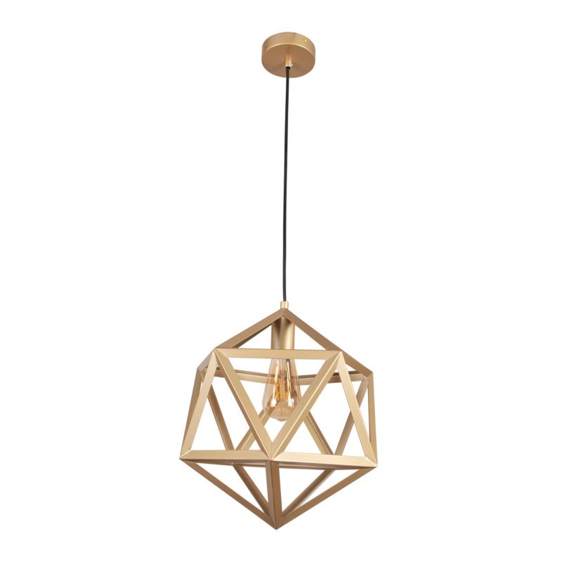 Lampa wisząca Polux Denmark  złota wym: 120 x 35 x 35 cm 1xE27 x  1 szt.