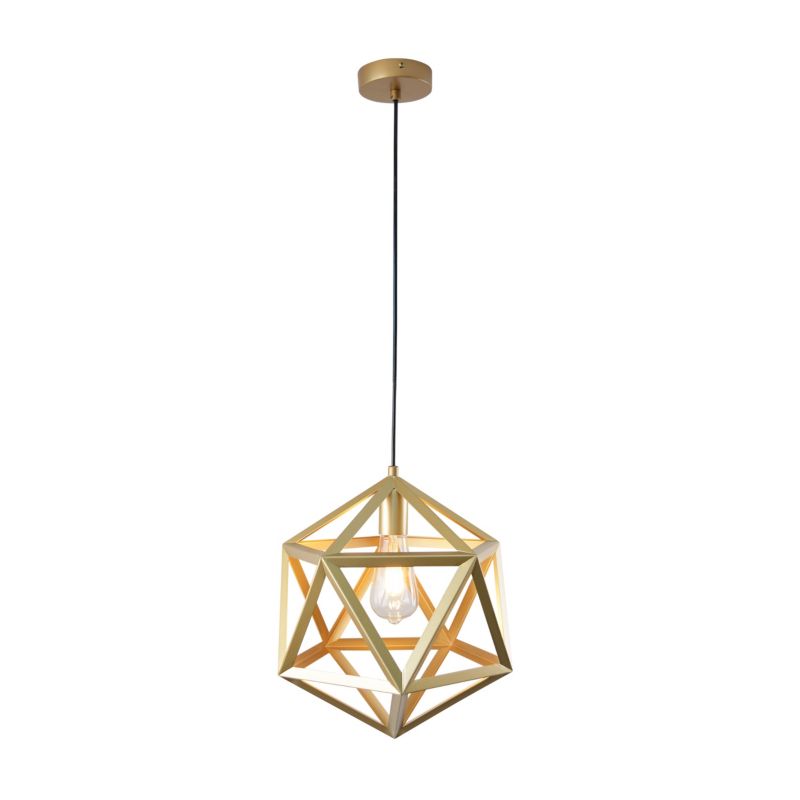 Lampa wisząca Polux Denmark  złota wym: 120 x 35 x 35 cm 1xE27 x  1 szt.