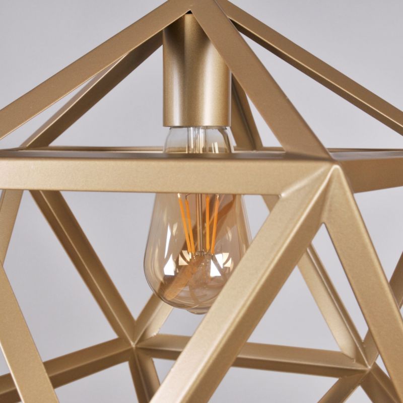 Lampa wisząca Polux Denmark  złota wym: 120 x 35 x 35 cm 1xE27 x  1 szt.