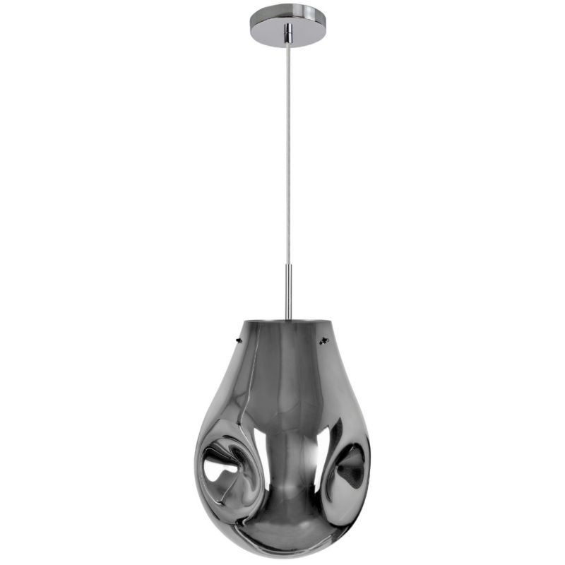 Lampa wisząca Polux Kimberly  czarna-chromowana wym: 120 x 20 x 20 cm 1xE27 x  1 szt.