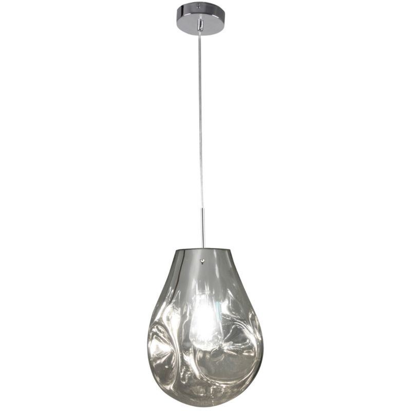 Lampa wisząca Polux Kimberly  czarna-chromowana wym: 120 x 20 x 20 cm 1xE27 x  1 szt.