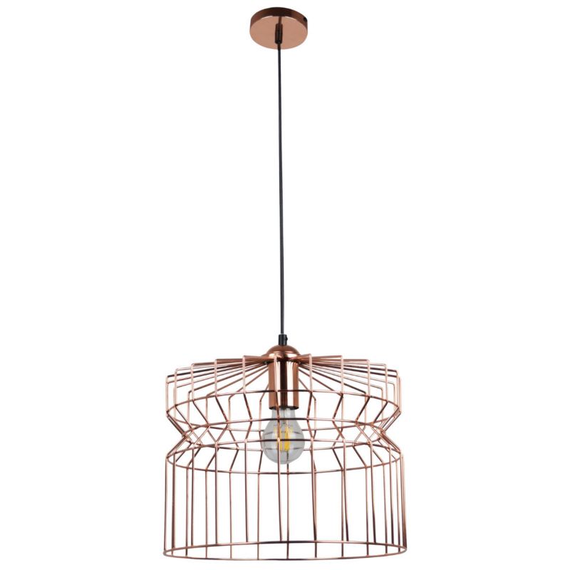 Lampa wisząca Polux Lagos  złota wym: 120 x 33 x 33 cm 1xE27 x  1 szt.