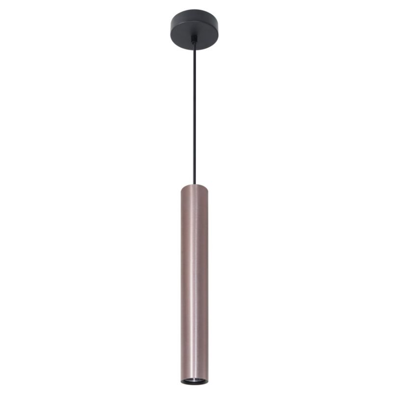 Lampa wisząca Polux Lungomare 6133 szary galwanizowano-satynowa czerń tuba 1xGU10 x 10W 1 szt.