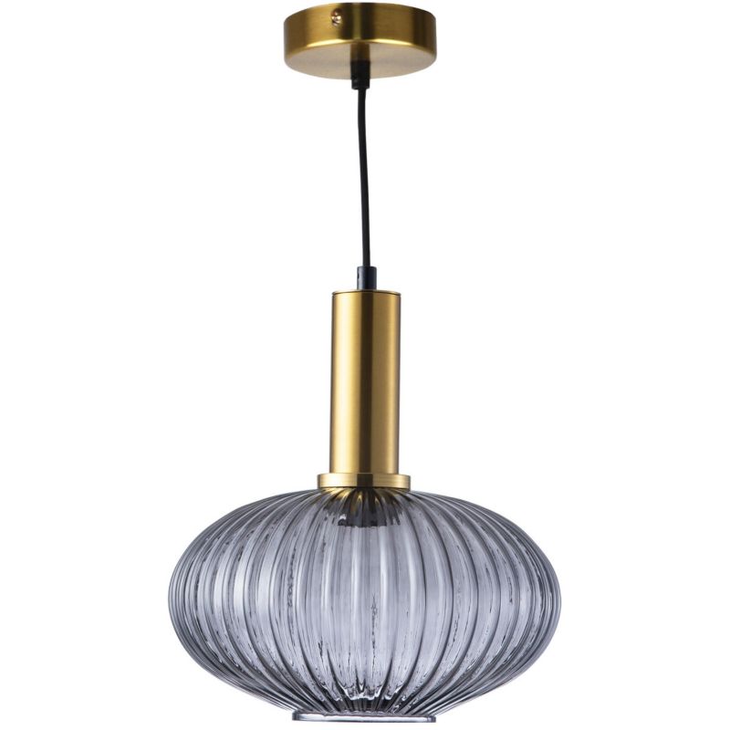 Lampa wisząca Polux Norfolk  dymiona-złota wym: 100 x 24,5 x 24,5 cm 1xE27 x  1 szt.